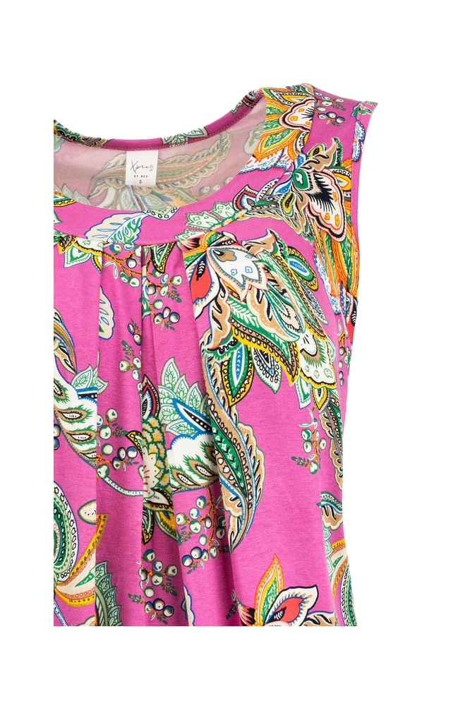 DAFNE SL PINK FLOWER PAISLEY TRICOT 25S4 X1746 02 401 pink